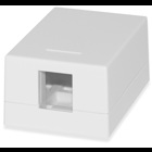 1-Port Surface Mount Box White