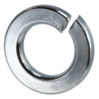 Lock Washer, Steel material, Zinc Plated Finish, fits bolt size 1/2 in.