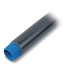 PVC Coated Conduit, Pipe Size 3/4 Inch/21 Metric, Outside Diameter with PVC 1.13 Inch/28.70 Millimeters, Nominal Wall Thickness with PVC .139 Inch/3.53 Millimeters, Length without Couplings 9 Feet 11-1/4 Inch /3.03 Meters, Hot-dip Galvanized Steel, Gray
