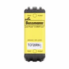 Eaton Bussmann series TCF fuse, Finger safe, 600 Vac/300 Vdc, 20A, 300 kAIC at 600 Vac, 100 kAIC at 300 Vdc, Non-Indicating, Time delay, inrush current withstand, Class CF, CUBEFuse, Glass filled PES
