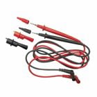 Replacement Test Lead Set, Right Angle, Standard banana-type inputs compatible with most multimeters and clamp meters