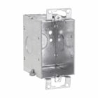 Eaton Crouse-Hinds series Switch Box, (1) 1/2", Conduit (no clamps), 2-1/2", (1) 1/2", Steel, (1) 1/2", Ears, Gangable, 12.5 cubic inch capacity