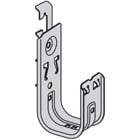 Eaton B-Line series datacomm and low voltage support fasteners, W6 series attaches to 3/8" plain or threaded rod, Cable to wire and rod fastener, Cable mount, 3/4" Hook, 1 J-hook, Pre-galvanized, Load capacity of 25 lbs, Steel