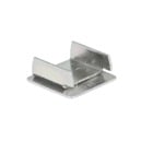 Steel End Cap with SilverGalv finish. For use with A-1200 channel.