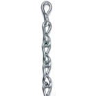 Jack Chain, #12 Size, 100 ft. length, 0.105 in. diameter, Steel material, 29 lb. working load limit